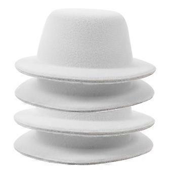 4pcs pequeno boneco de neve chapéu festival chapéu pequenos tops chapéus festa suprimentos DIY boneca chapéus