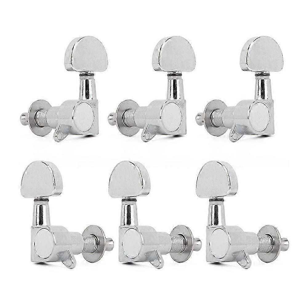 Guitar String Knob Folk Guitar Ukulele Knob Fully Enclosed Classical String Silver