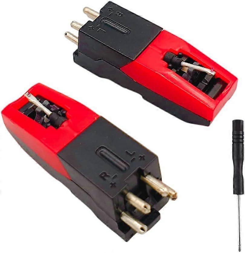 Record Player Needle Stylus Replacement (2 Pack) - Vintage Turntable