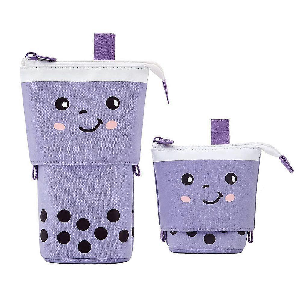 Adaptable Standing Pen Holder Canvas Storage Multi-Function Desk Accessory
