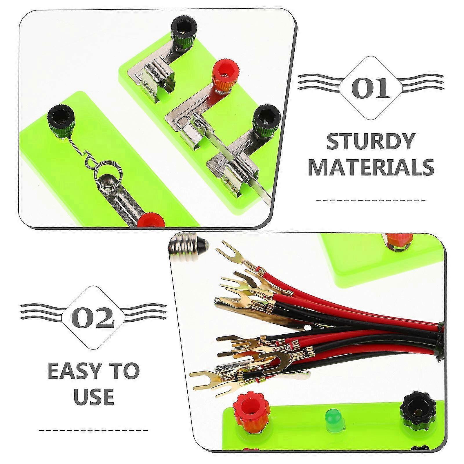 Physics Circuit Kit Learning Educational Electric Circuit Kit for Kids Science Experiment Set