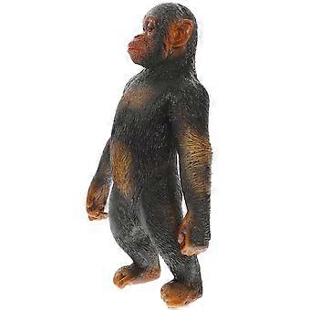 Simulationstiermodell Schimpansenfigur zum Spielen aus Kunststoff