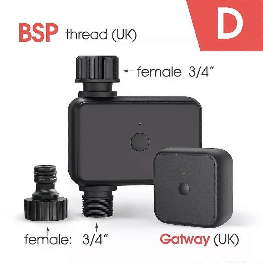 WiFi Bluetooth-Compatible Automatic Garden Water Timer Tuya Smart Gateway Irrigation Controller Intelligent Wateing System Valve