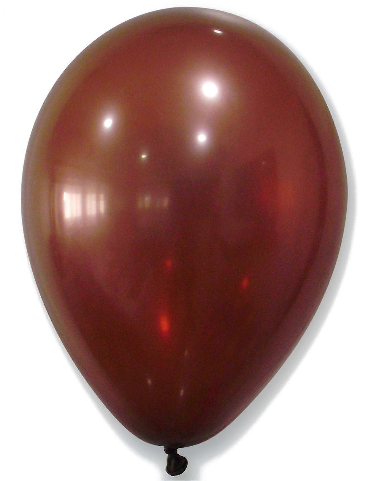 50 Metallic Brown Balloons 30 cm