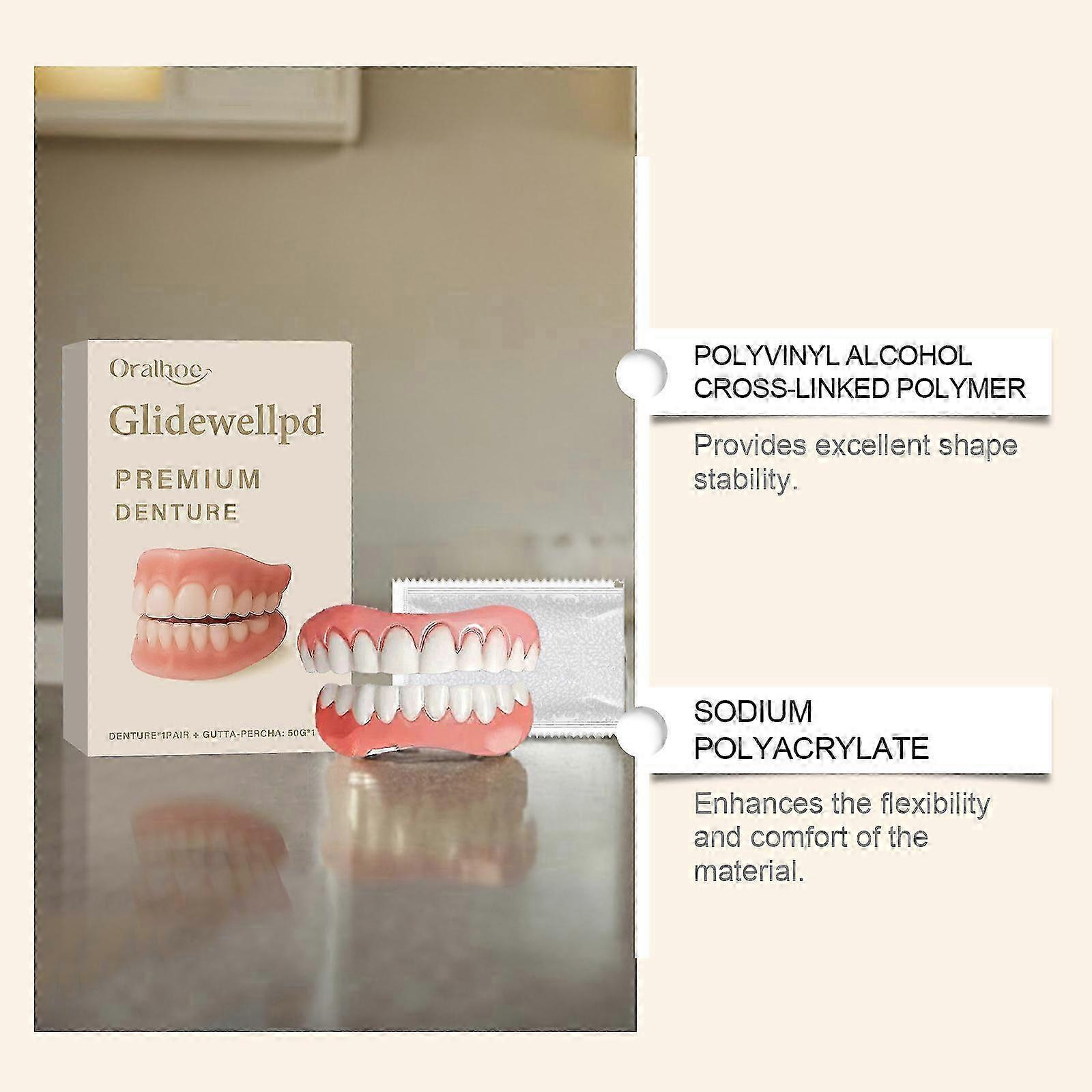 Adjustable Silicone Full-Mouth Denture