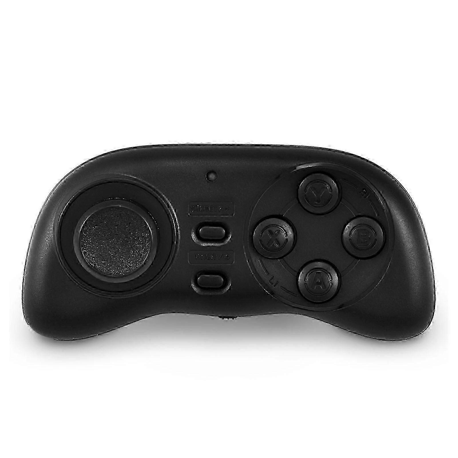 Portable Wireless Bluetooth Game Controller, Mini Gamepad Joystick Handle, Compatible Remote Shutter Game Controller Black YT