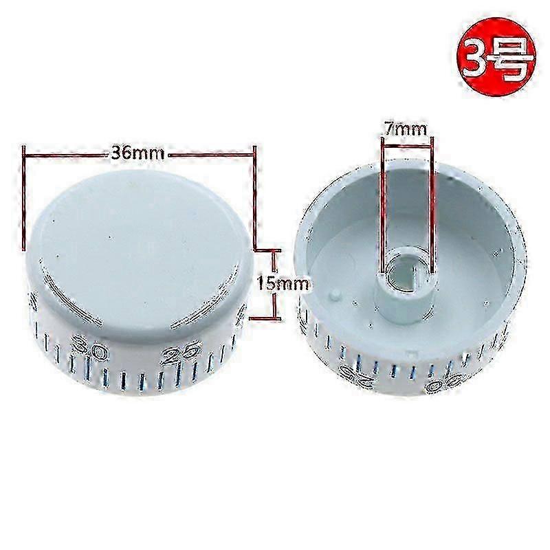 White ABS Fridge Temp Adjustment Knob