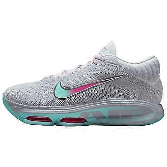 Chaussures de basketball basses Nike GT Hustle 3, antidérapantes et résistantes à l'abrasion, unisexe, grises et bleues, FV5952-006