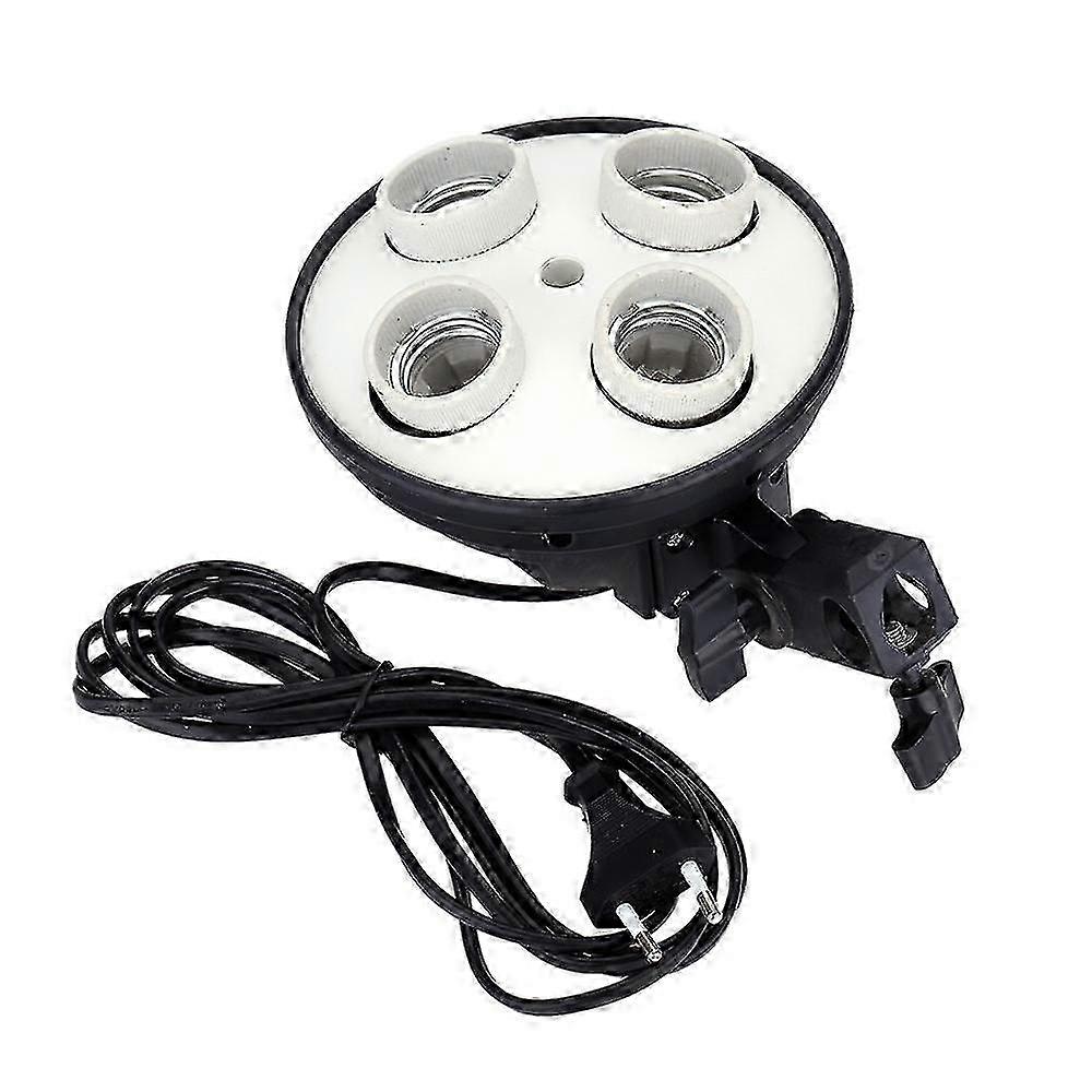 4-Way E27 Socket Adapter For Studio Lighting