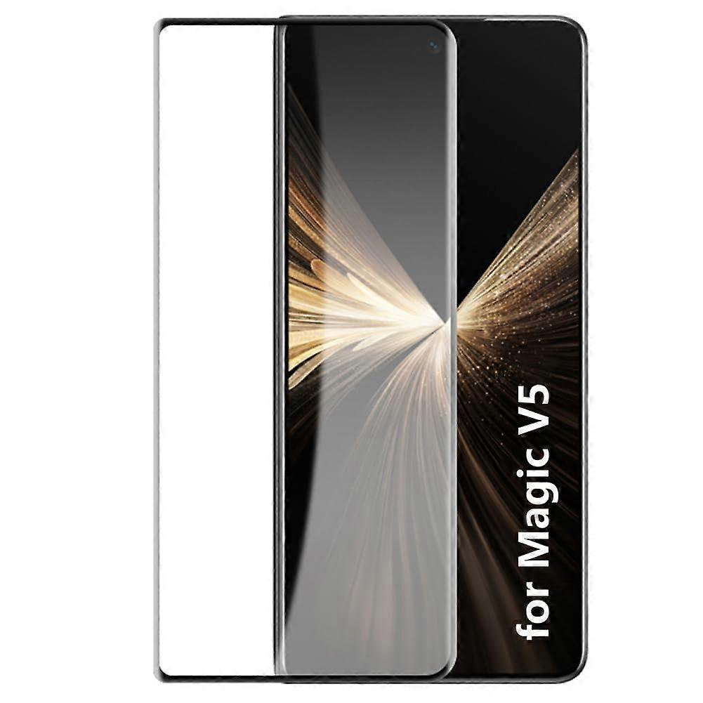 2 Pack Tempered Glass Screen Protector for Honor Magic V5, 9H AntiScratch HD Clear EdgetoEdge Coverage