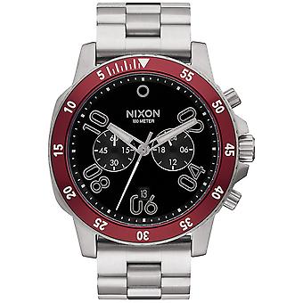 Nixon the Ranger Watch for Analog Man Quartz Japanese Quartz with A549008 Stainless Steel Bracelet