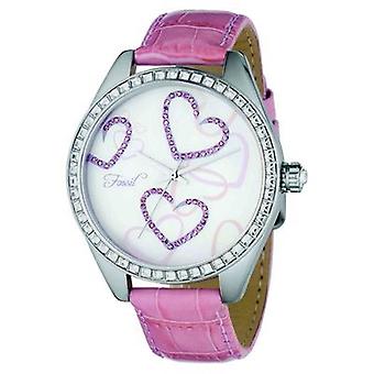 Fossil f2 Quartz Analog Woman Watch with Cowhide Bracelet ES1950