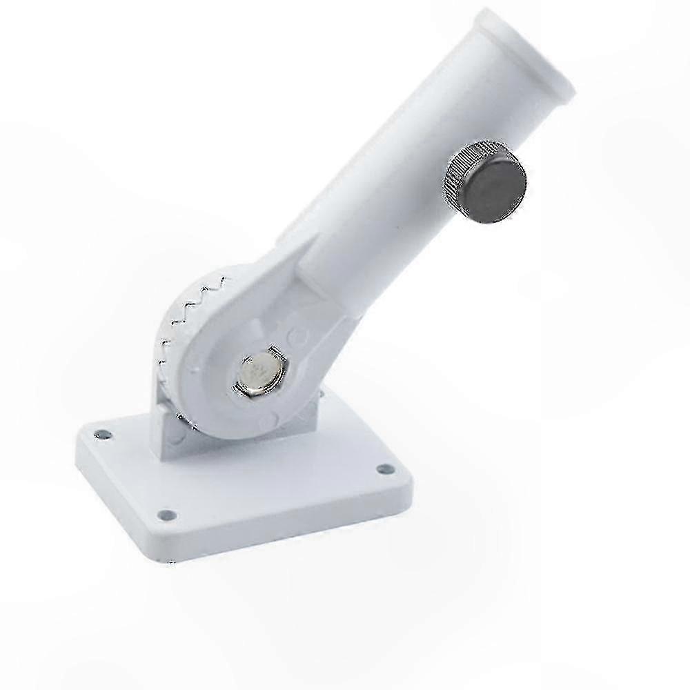 Oblique Wall, Door, or Window Flagpole Base with Adjustable Angle for Angled Insertion