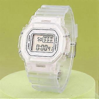 Comfortable Silicone Strap LED Digital Watch for Men and Women with Sports Style and Military Design