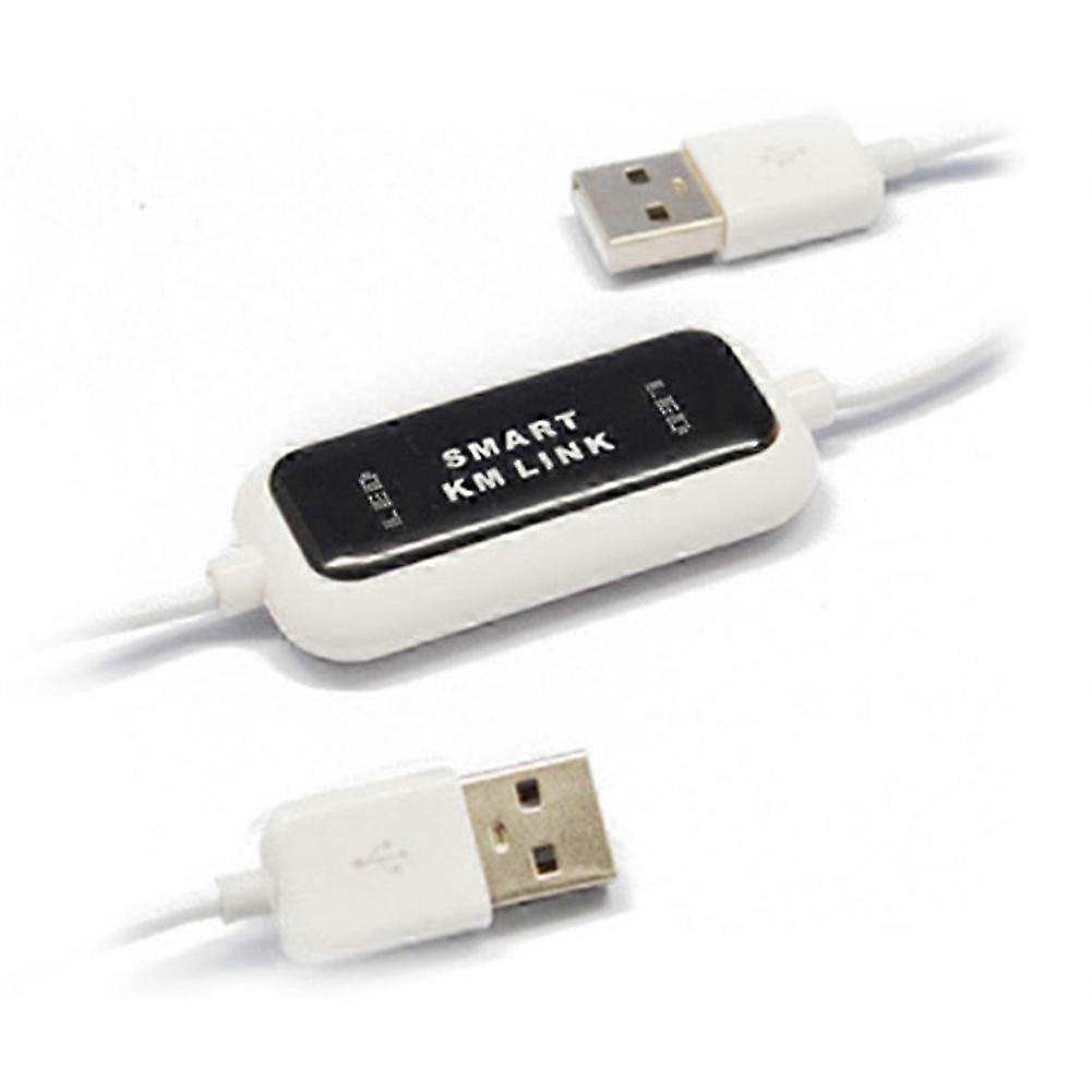 USB 2.0 Smart KM Link PC to PC Keyboard Mouse Share Sync Data Link USB Extension Cable Data File Tr