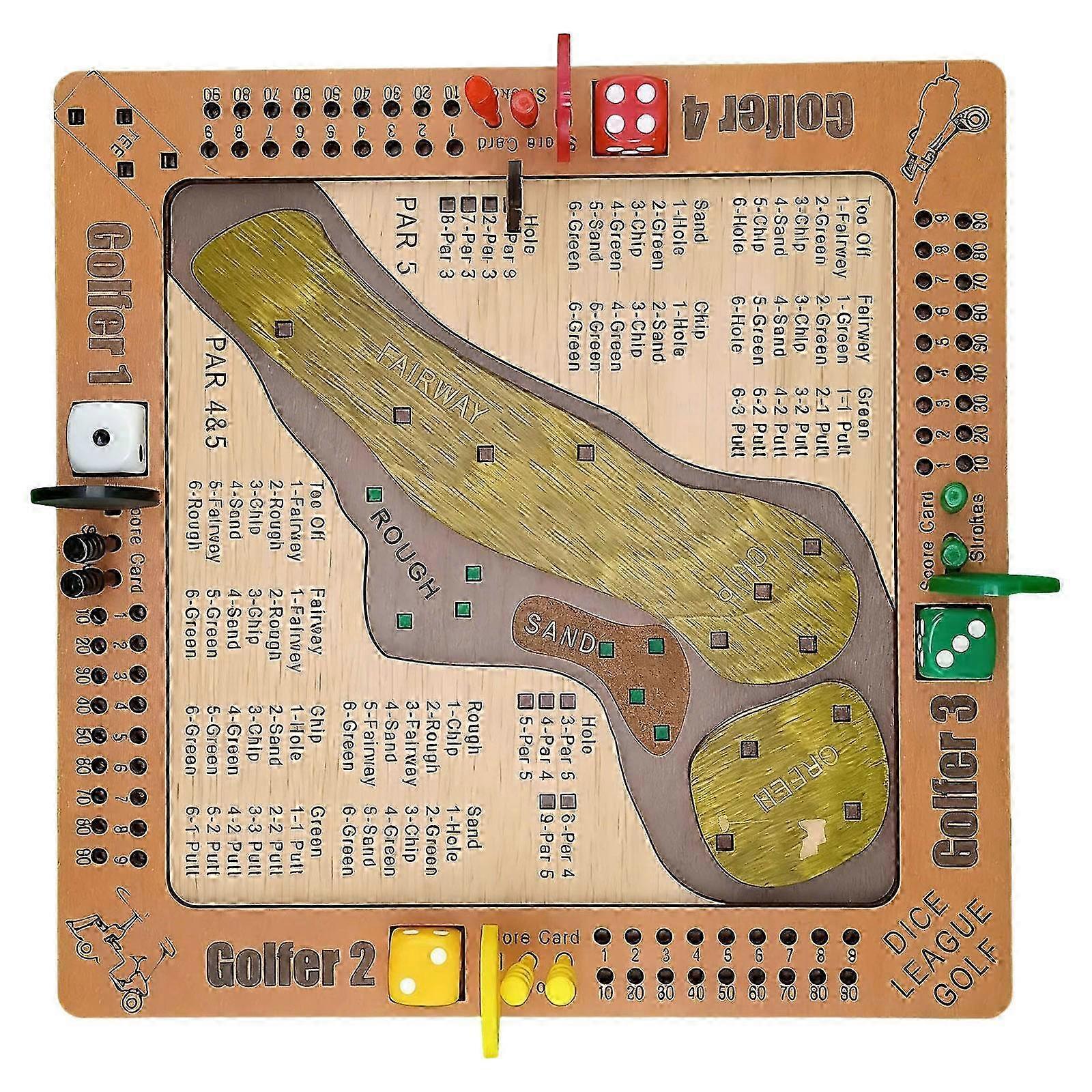 Indoor Tabletop Dice Golf Game