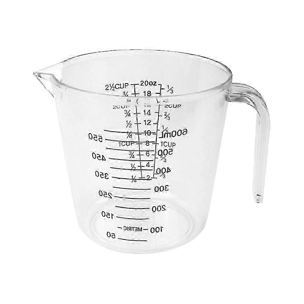 Wide-Mouth Plastic Measuring Cup