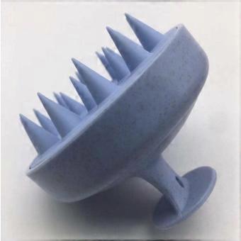 Waterproof Silicone Scalp Massage Brush for Shower and Hair Washing Dusty Blue