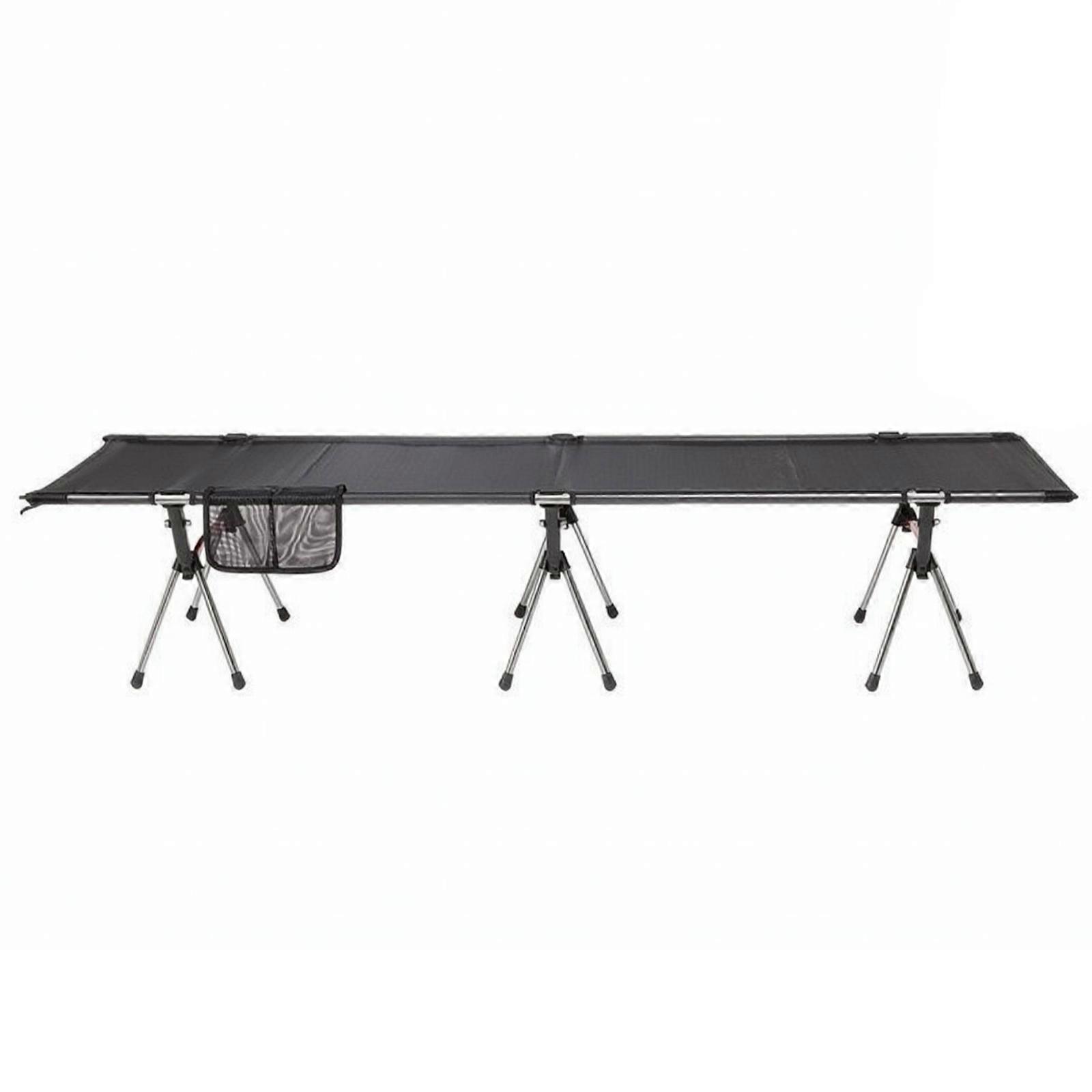Single-Person Folding Camp Cot Lightweight Bed Comfortable for Midday Naps