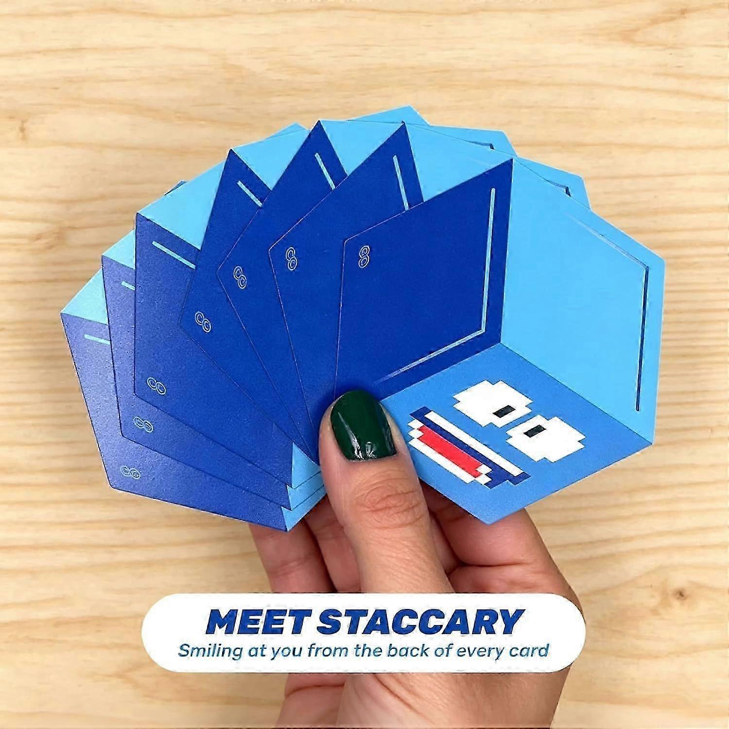 3D Illusion Stack Card Game