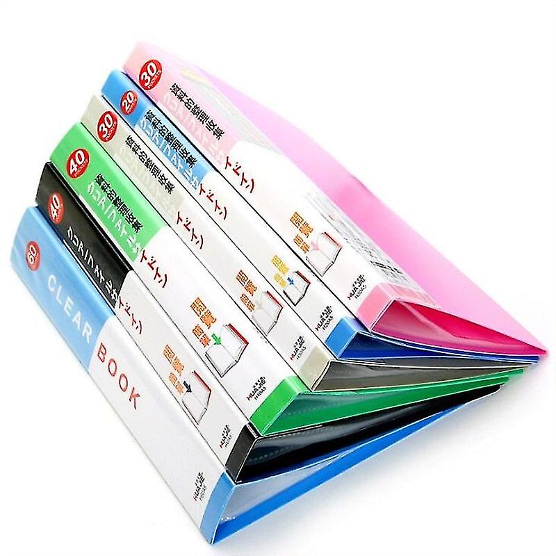 Plastic File List, Booklet Insert Folder For School Business, Office Documents