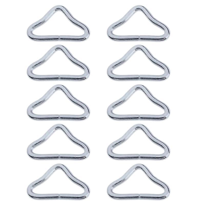 10 st/förpackning Trampolinmatta Triangelringar Spänne Universal Passform Ring V-ringar