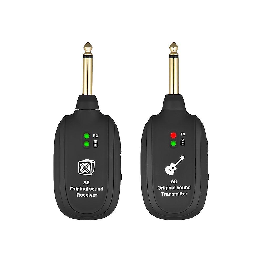 Guitar Wireless System 20Hz-20KHz Acoustic Transmission Rechargeable Transmitter Receiver for Elect