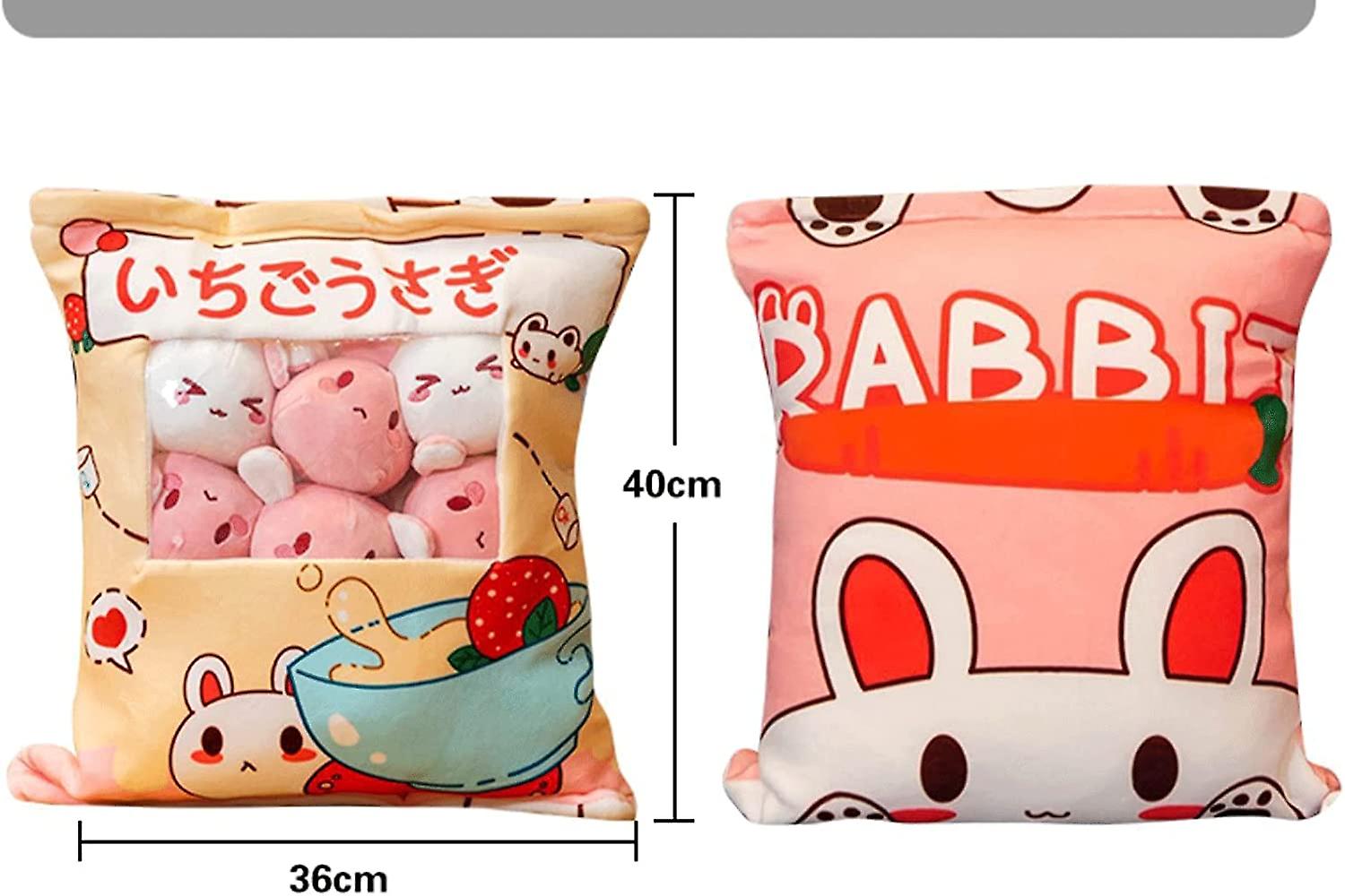Cute Bag of Plush Toy Soft Throw Pillow Stuffed Animal Toys