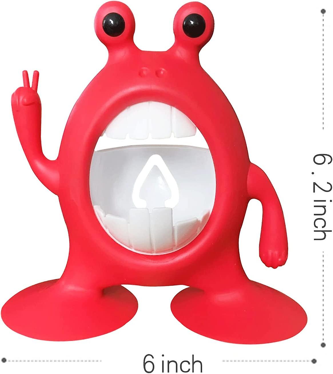 Kids Toothbrush Holder,cute Cartoon Fun Frog Toothbrush & Toothpaste