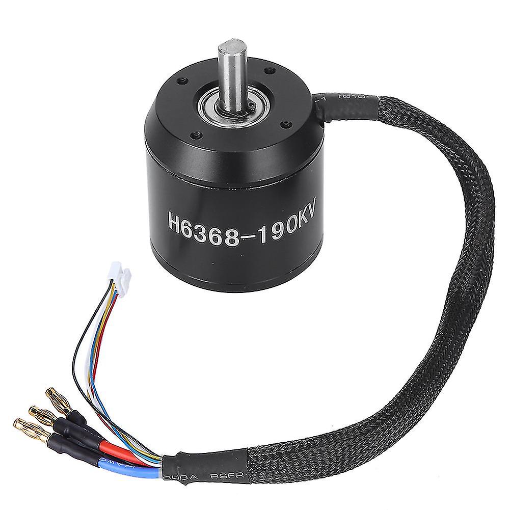 22-48V Brushless Sensored 6368-190kv Motor 6-12s For Electric Balancing Scooter