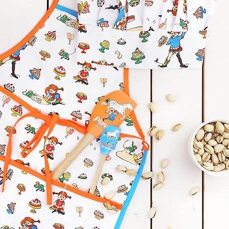 Pippi Longstocking's Pippi bakes children's apron white | Fruugo UK