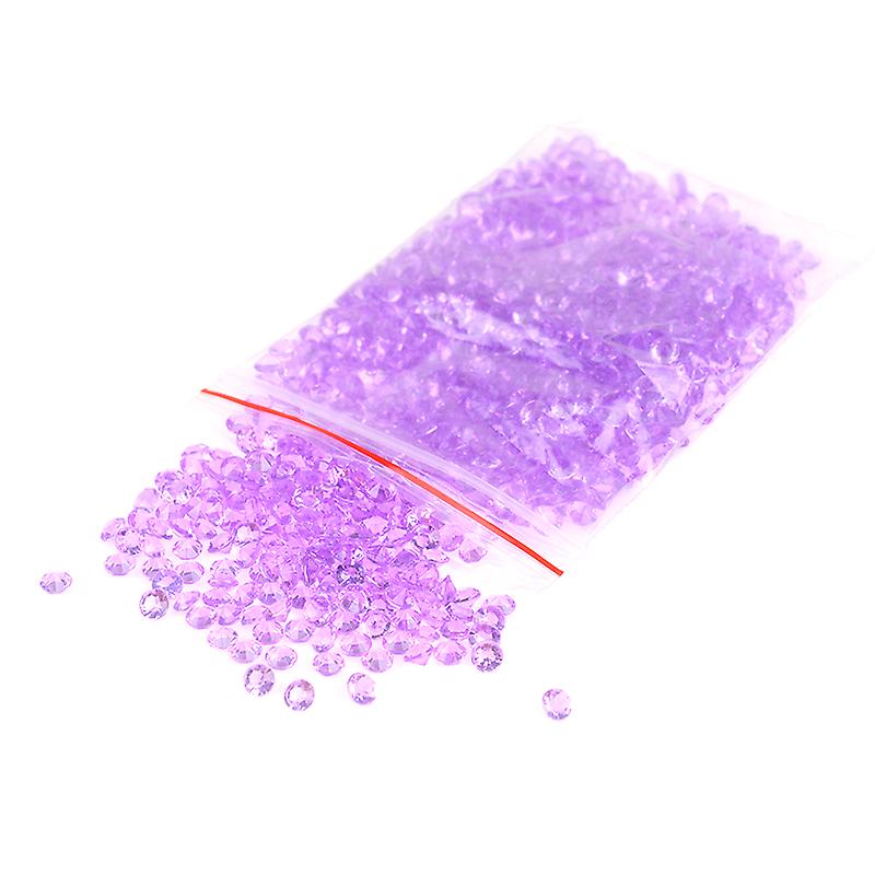 1000pcs 4mm Diamond Confetti Crystal Acrylic Wedding Party Table Scatter Decor