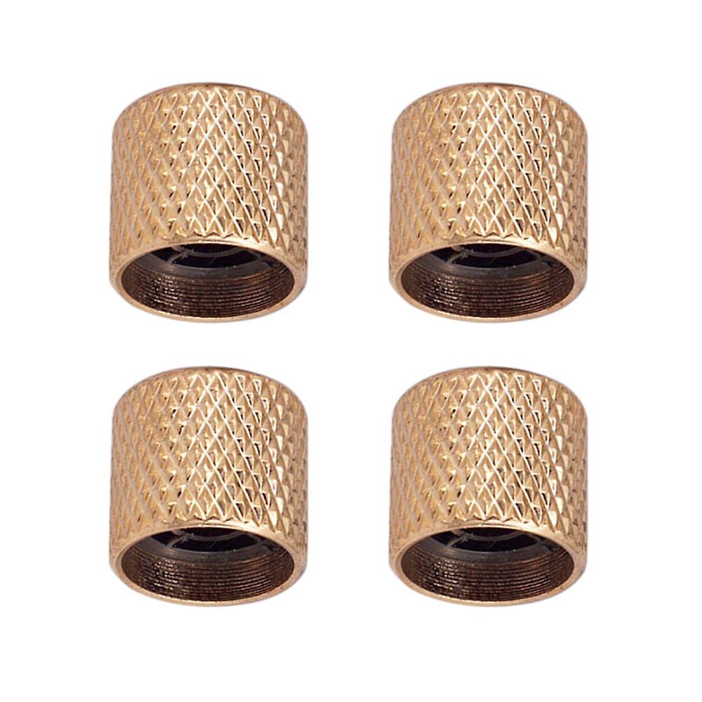 4pcs Electric Guitar Tone Control Knobs Golden Knobs