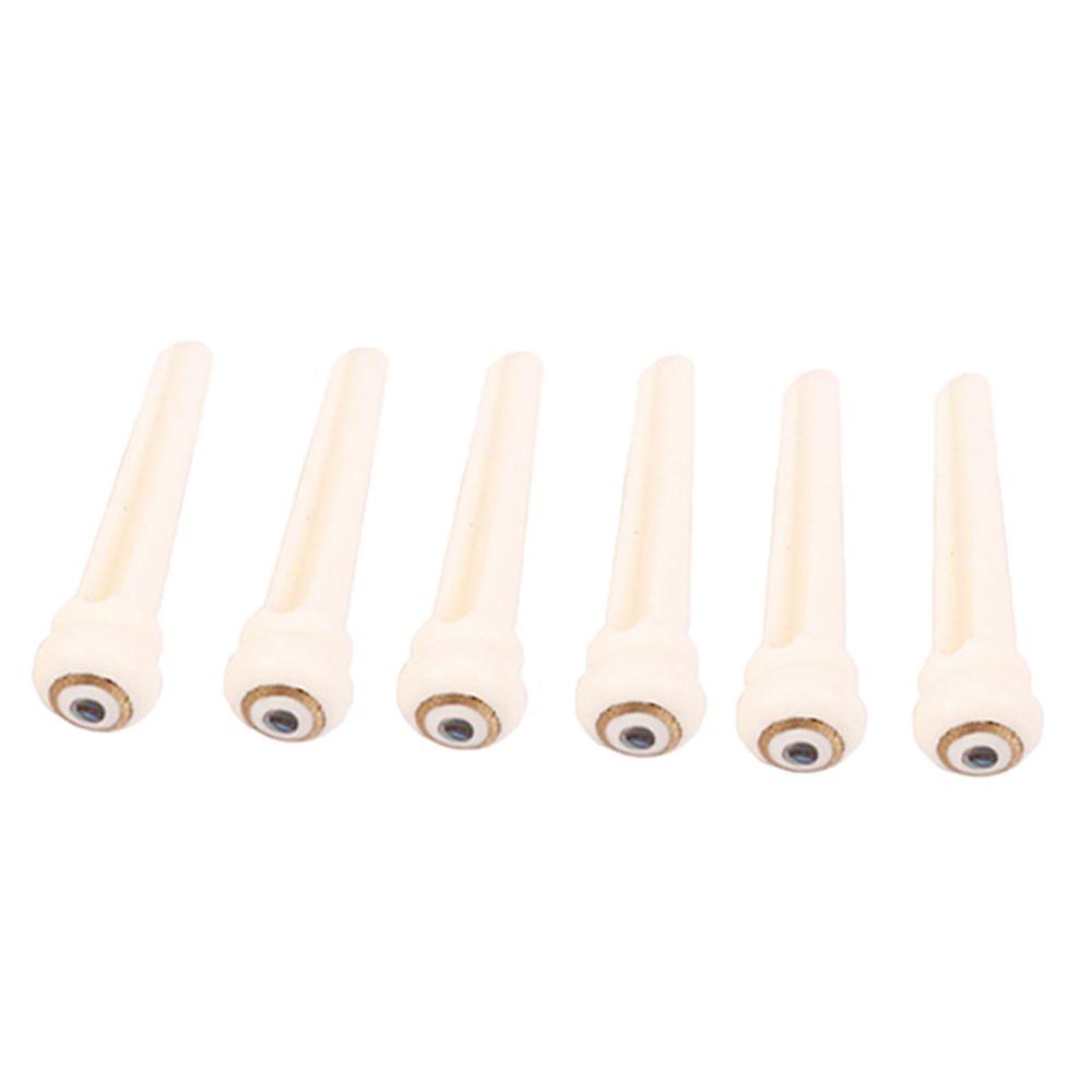Folk Guitar Bone Copper Bridge Pins
