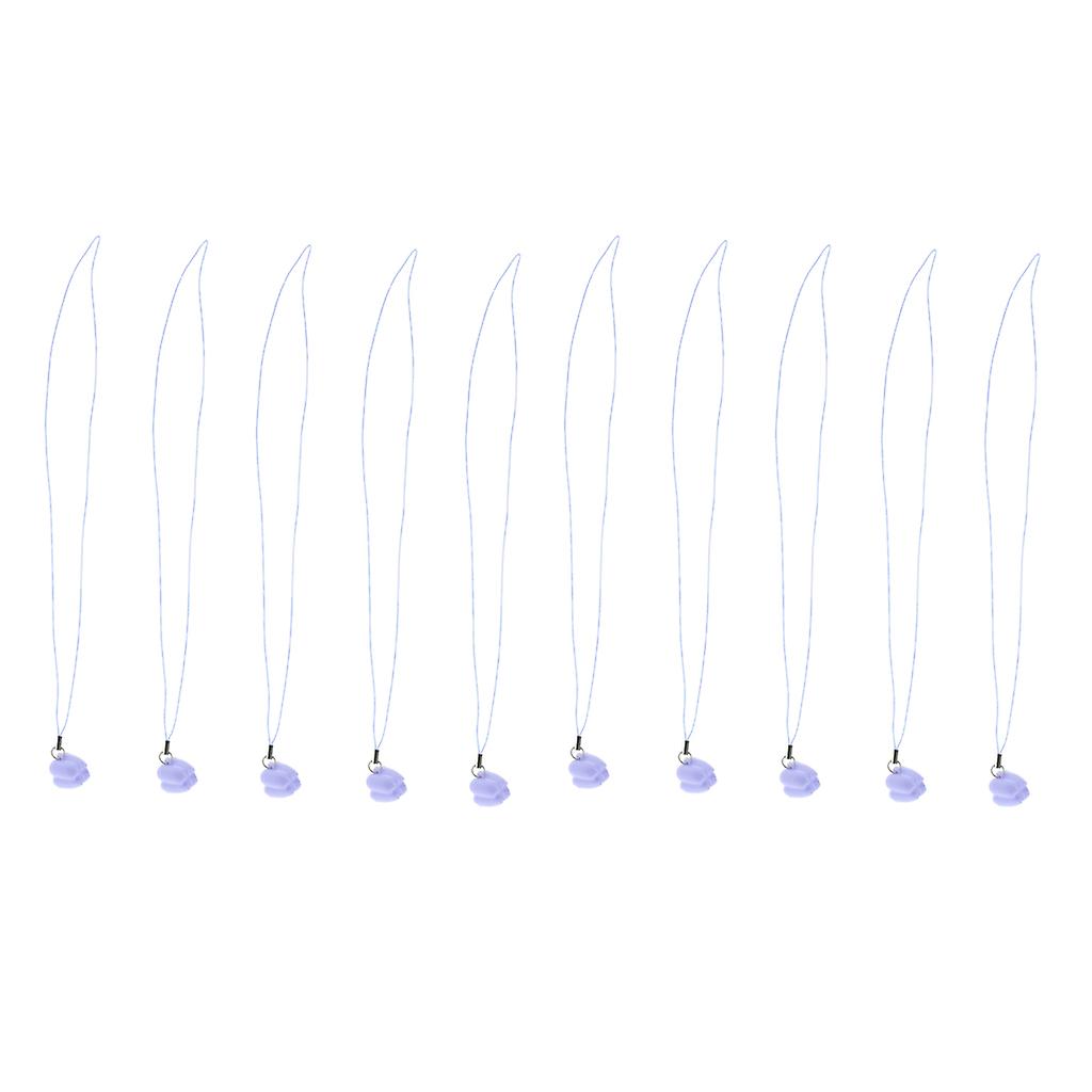 10 Pieces Children Baby Tooth Saver Box with String Gift Keepsake Purple