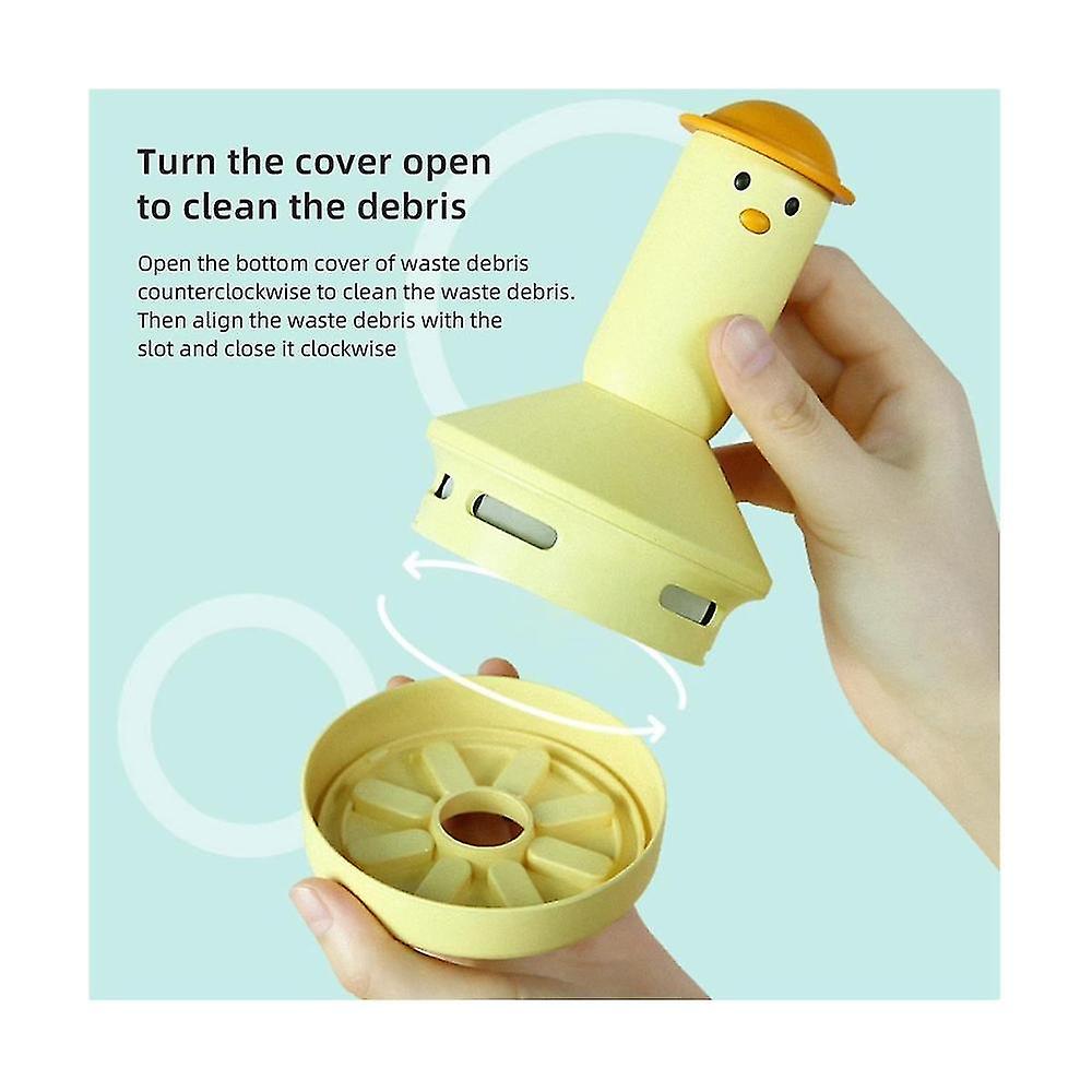 Mini Desktop Vacuum Cleaner Cute Portable Desktop Sweeper Multifunction Handheld Cordless Vacuum Cl