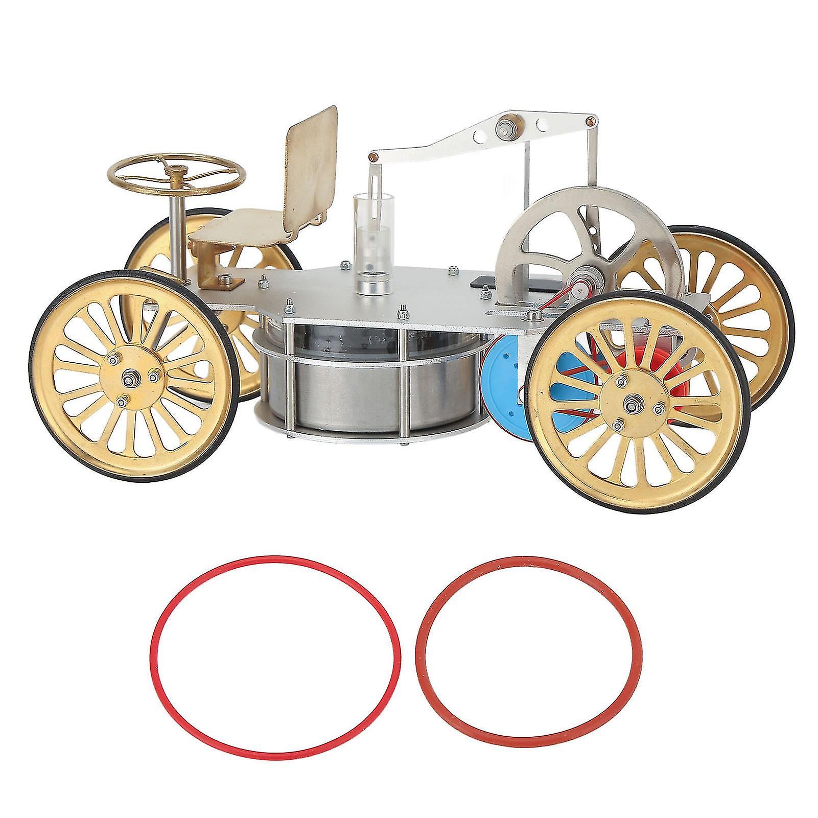 Stirling Engine Model Car External Combustion Engine Educational Toy Physics Science Kit