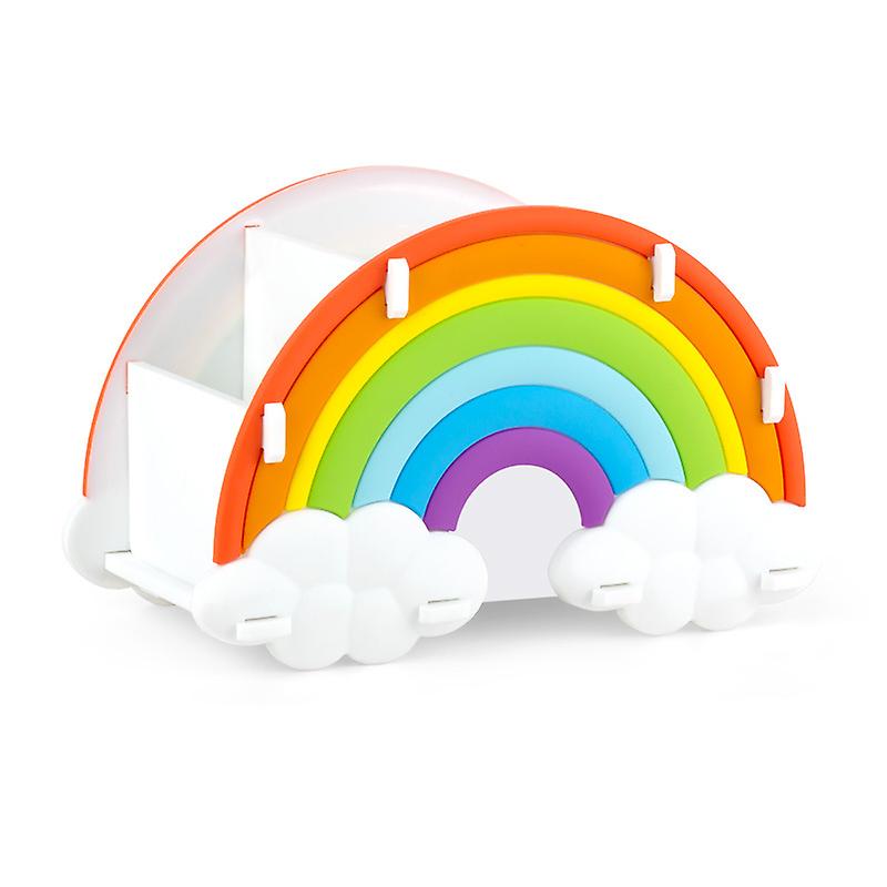 Rainbow Bridge מחזיק עט סיליקון Creative שולחן עבודה נייר מכתבים משרדי קופסת אחסון