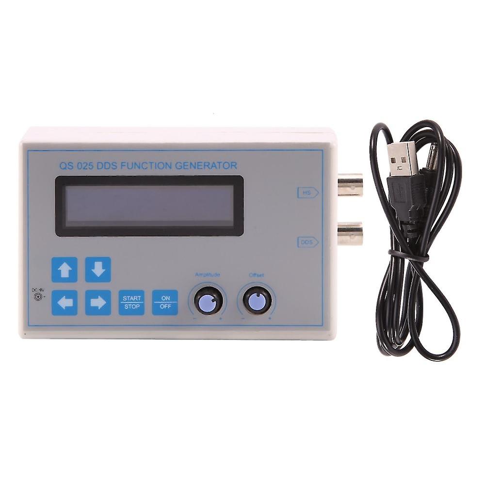 Qs-025 Dds Function Signal Generator Sine Square Triangle Sawtooth Low Frequency Lcd Display