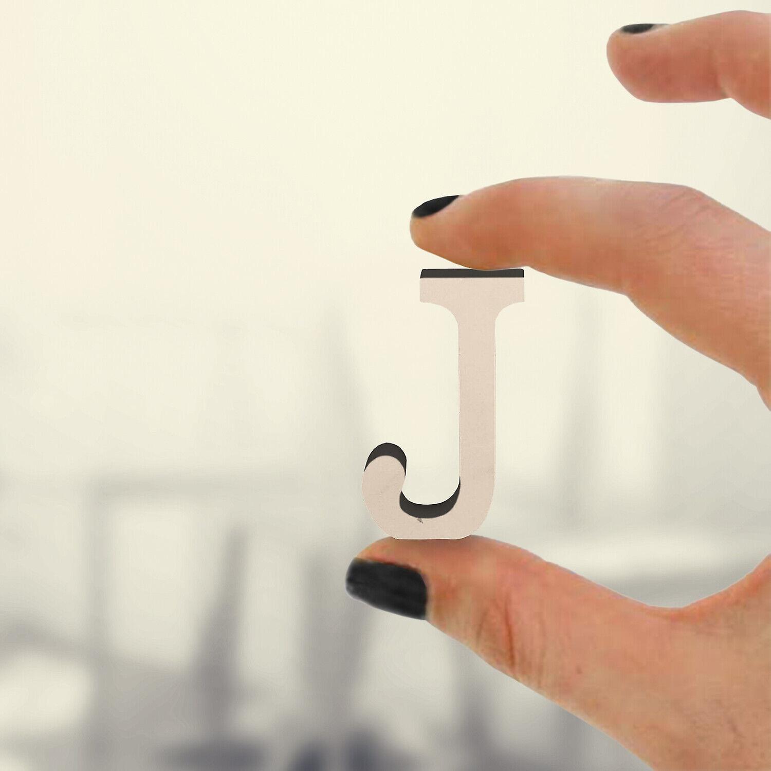 Standing Wooden J Letters Alphabets