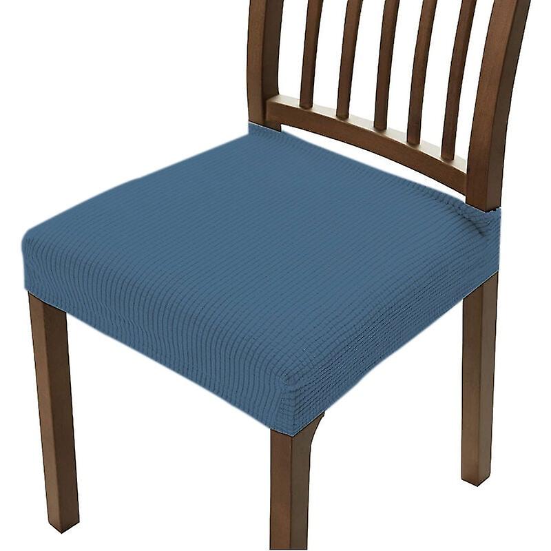 2pcs Dining Chair Slipcovers for Universal Fit (blue)