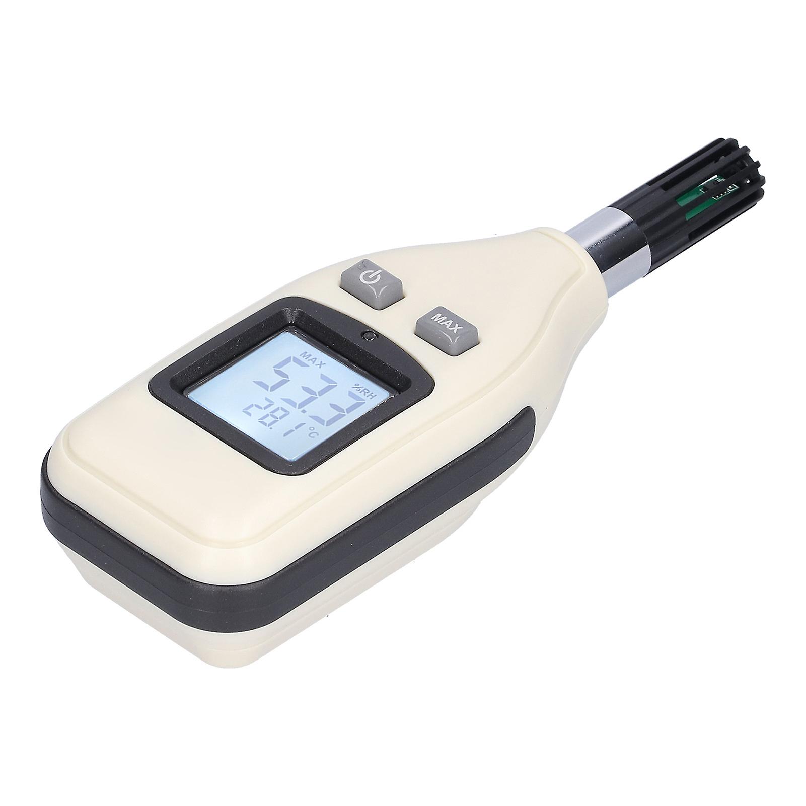 Digital Thermometer Hygrometer High Accuracy Temperature Humidity Meter with Backlit LCD Display