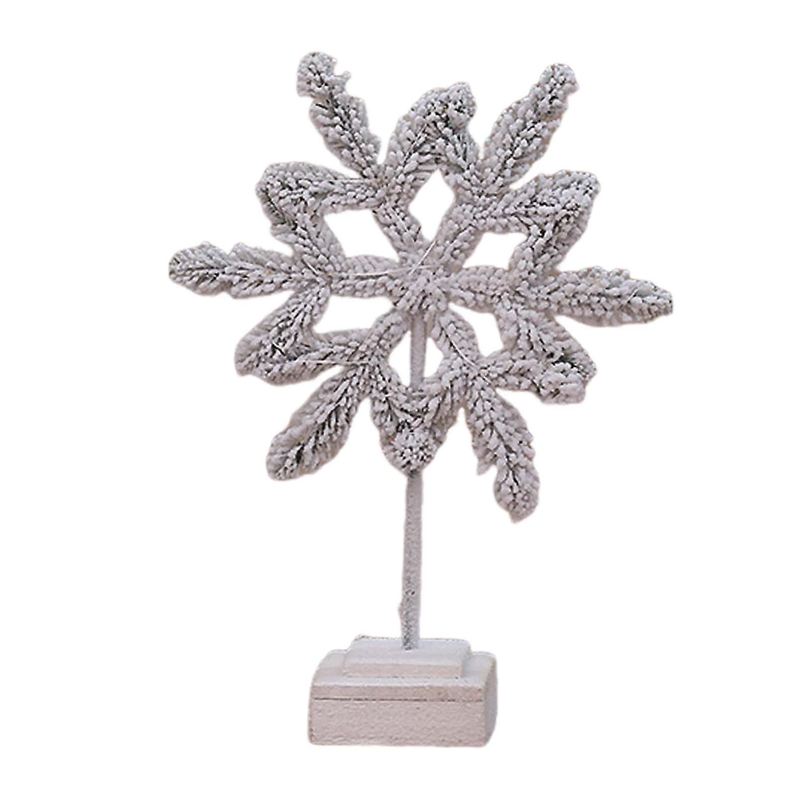 Tabletop Mini Christmas Ornament With Lamp Realistic For Gifts Desktop Shelf Star