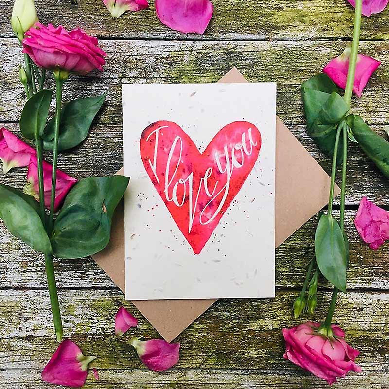 I Love You - Plantable Wildflower Card