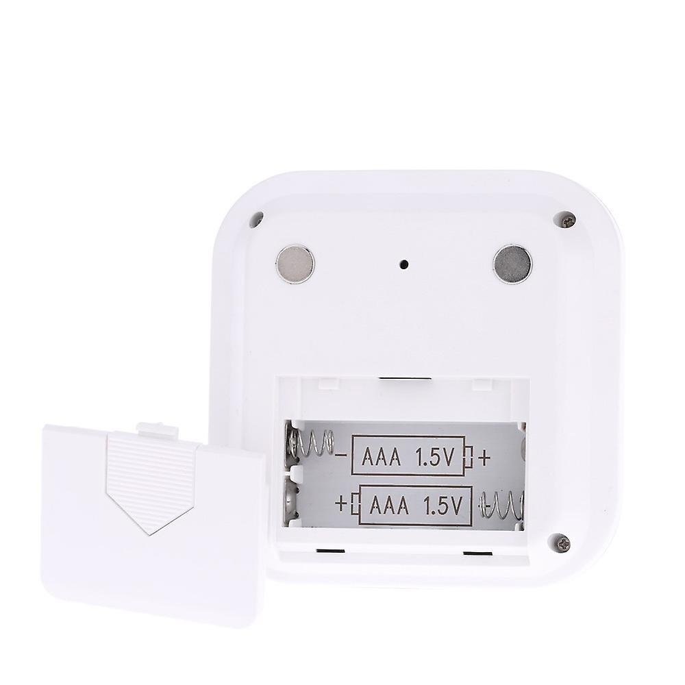 LCD Touch Screen Kitchen Timer Silver 8.5x8.5x1.8cm, 0-99min Countdown