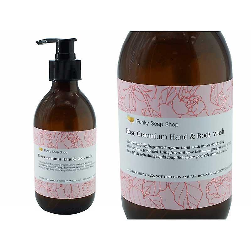 Hand & Body Wash - Rose Geranium
