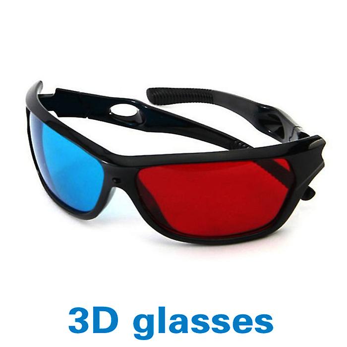 3D Vision Glasses Red Blue Plasma TV Movie Dimensional Anaglyph Framed