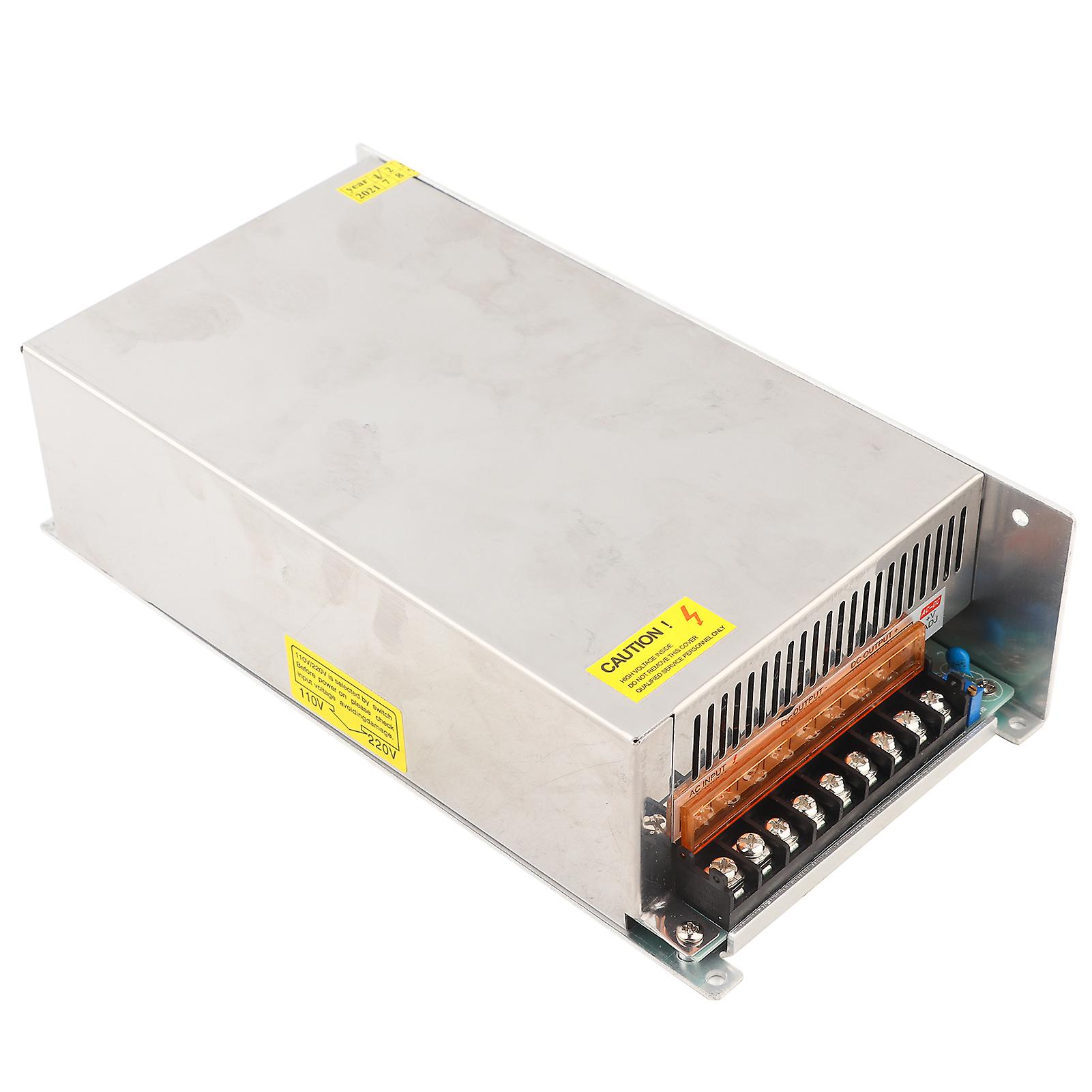 Switch Power Supply Driver Adapter Aluminum Alloy DC48V LED Screen Strip Light 3D PrinterS‑800‑48(48V/16.7A/800W)AC170‑250V