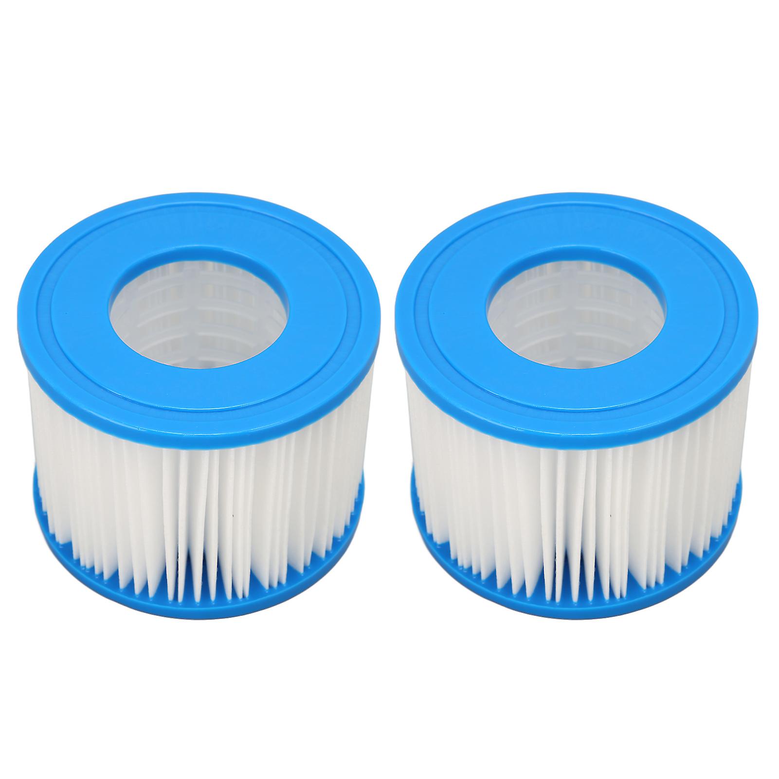 2 Pack Pool Filter Cartridges Replacement for Inflatable Frame Pools Easy Maintenance Efficient Filtration Durable Material for Clean Wate