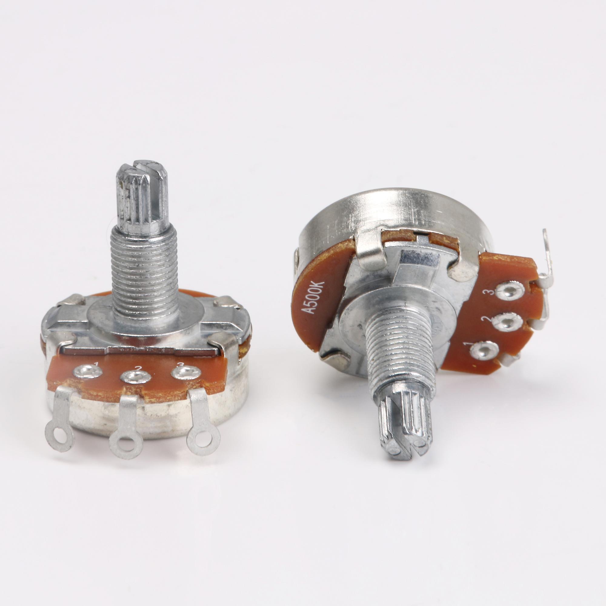 1 SET OF 5 A500K OHM Audio volume Guitar Potentiometer